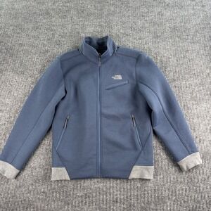 The North Face Jacket Mens Large Blue Thermal 3D Jersey Knit Full Zip NF0A2TDD